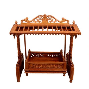 wooden jhula for baby